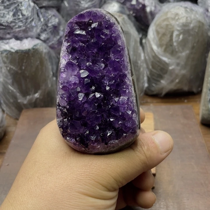 紫晶珠宝半成品未镶嵌