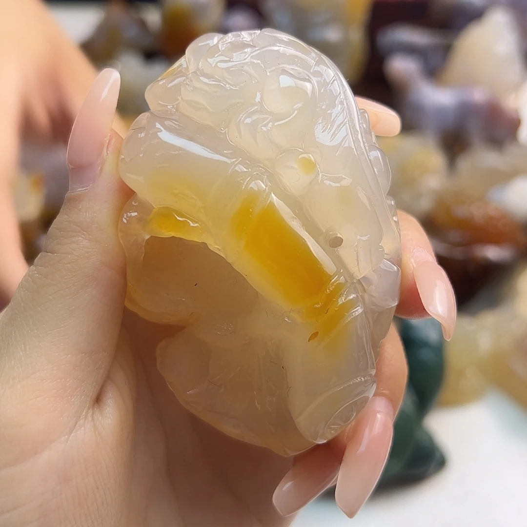 玛瑙/玉髓合金颈饰