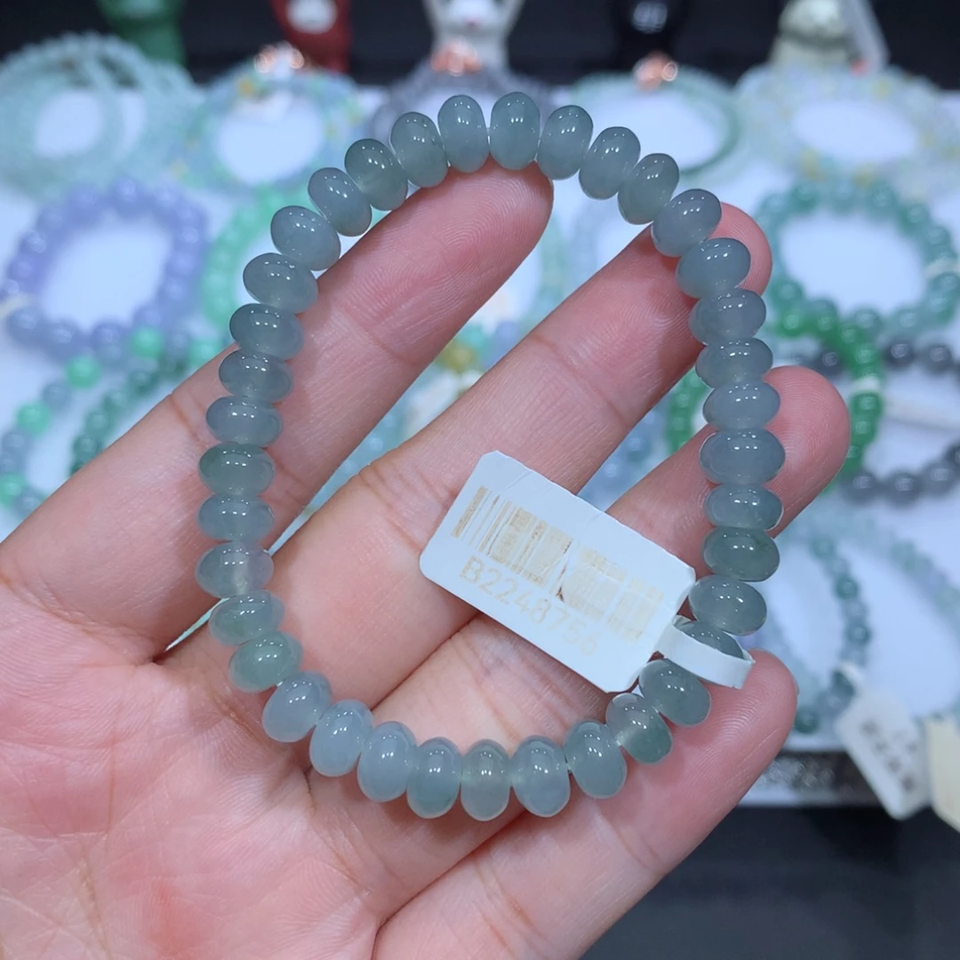 翡翠未镶嵌手串天然
