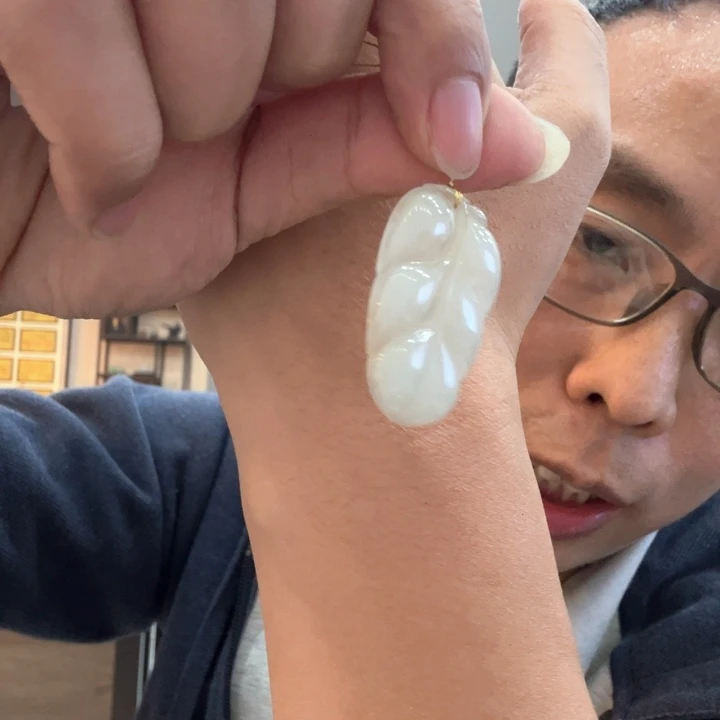 翡翠未镶嵌颈饰缅甸翡翠叶子