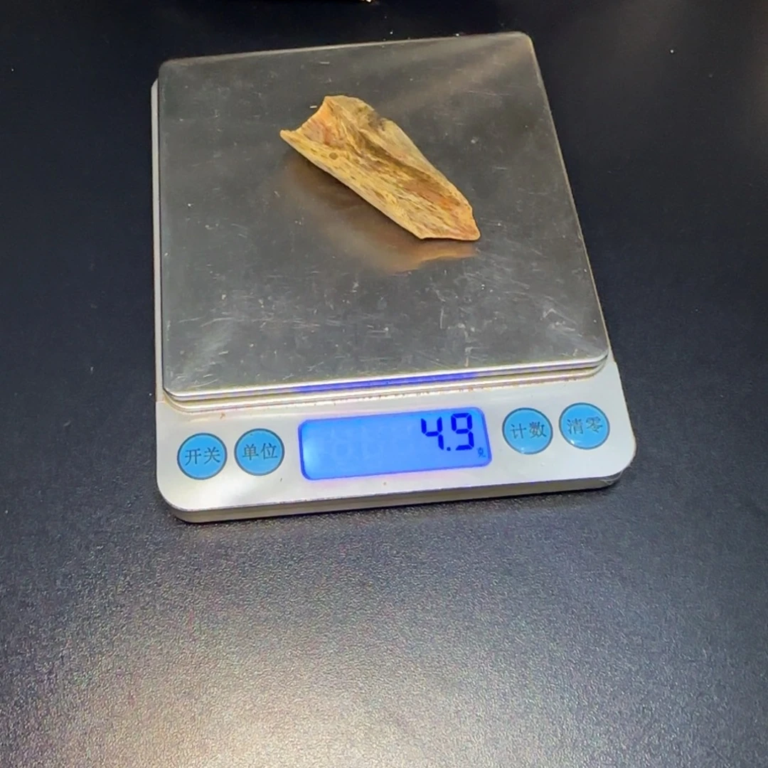 温***人香榧木手工艺白棋沉水天然虫漏4.5克
