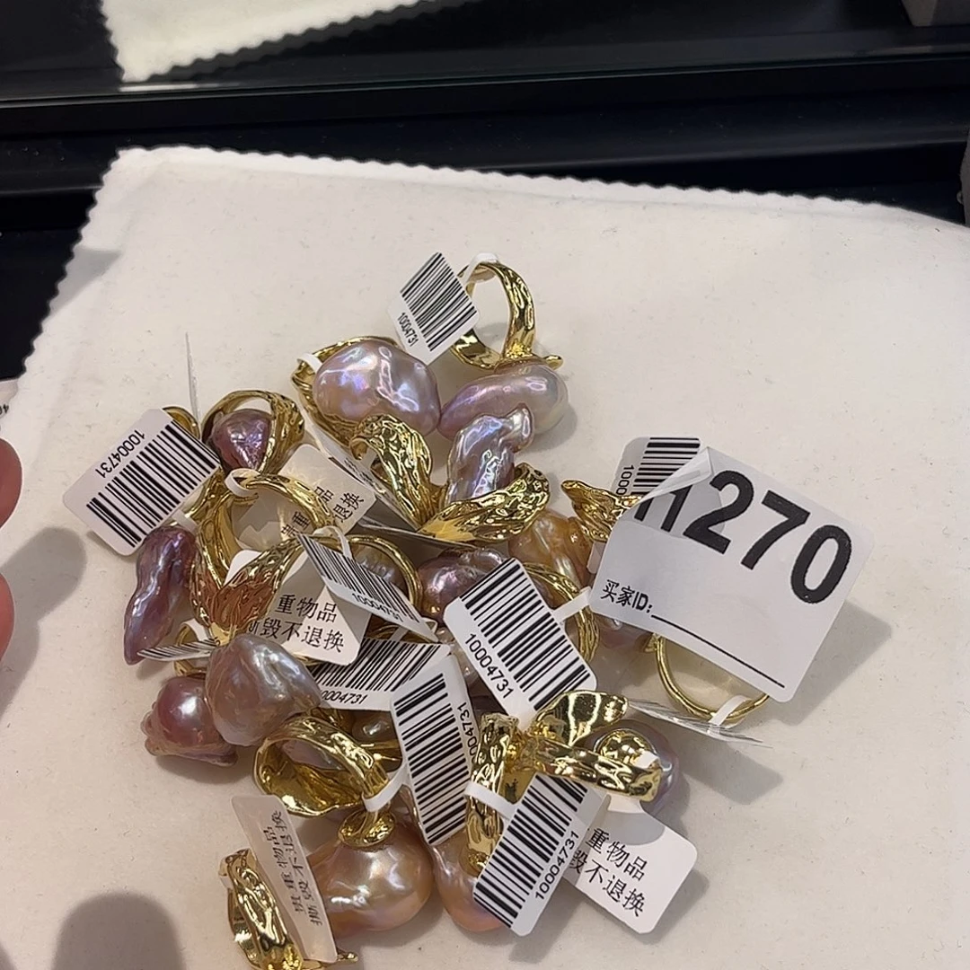 颈饰合金淡水珍珠