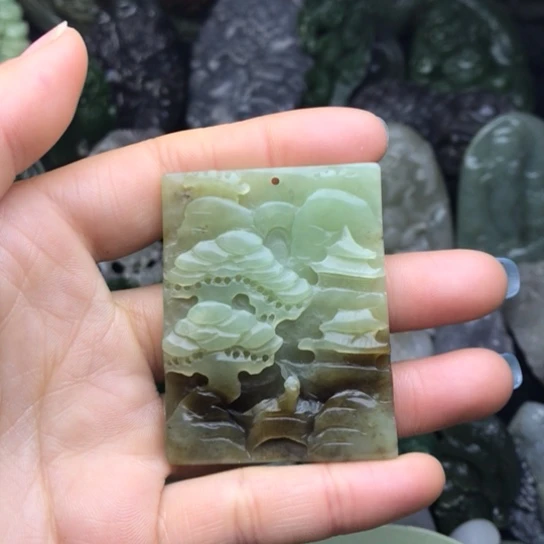 和田玉（糖玉）未镶嵌挂件