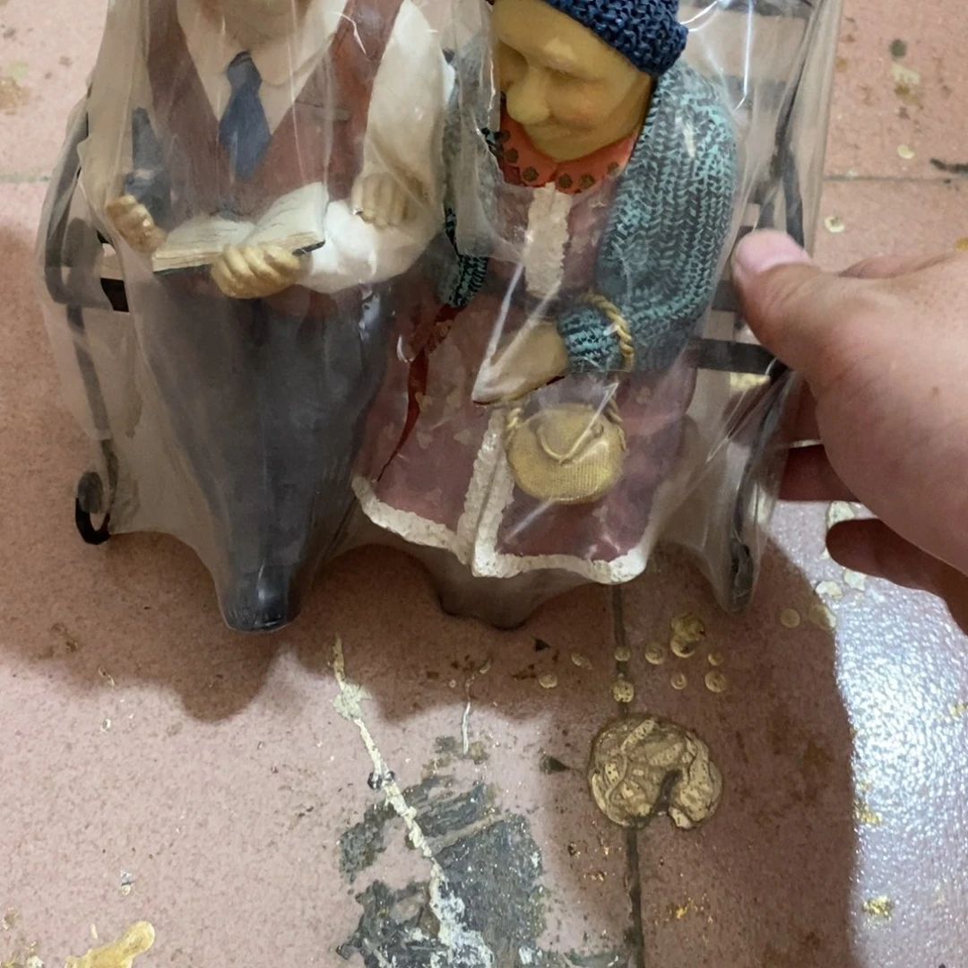 蒜***了树脂默认微瑕 树脂摆件