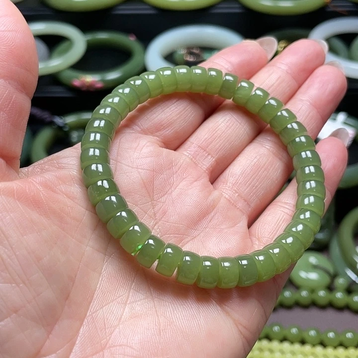 和田玉未镶嵌手链