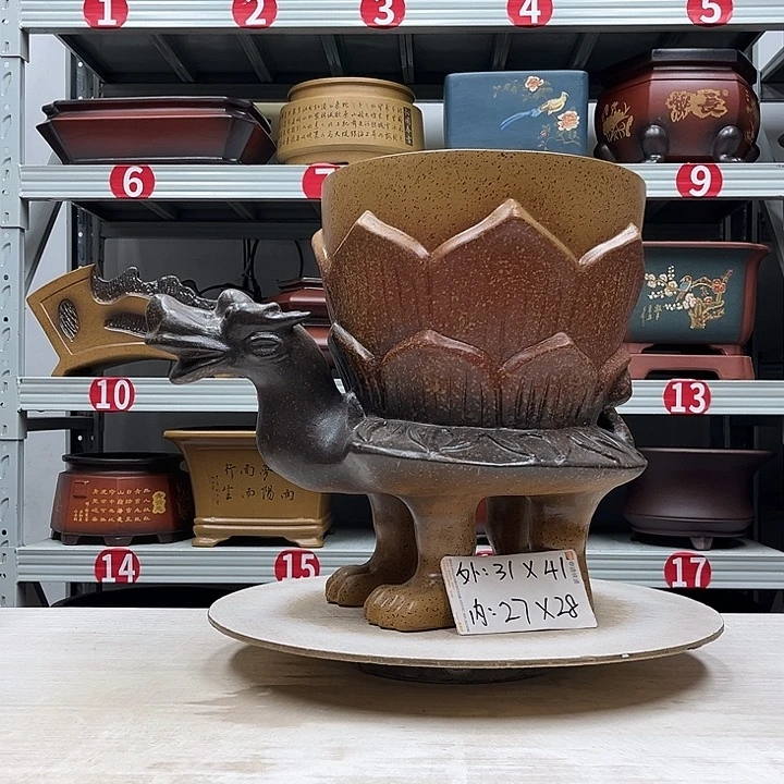 紫砂花盆紫砂花盆