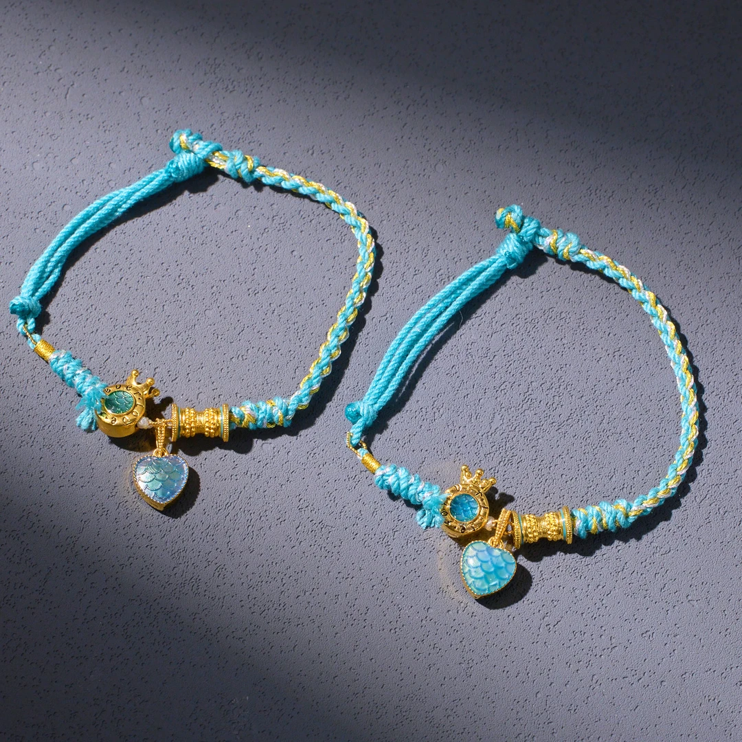 【歪歪】（素金）*18K金镶嵌手绳（多样性发一）XB-J6676