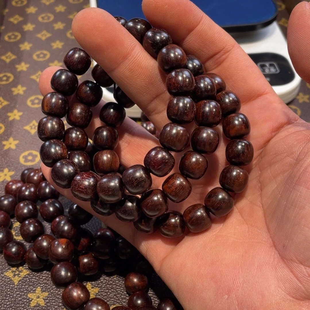檀香紫檀（小叶紫檀）199号1112单圈干磨珠