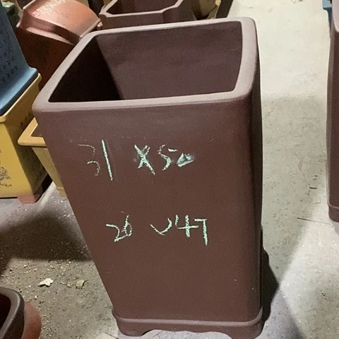 紫砂花盆手工制作