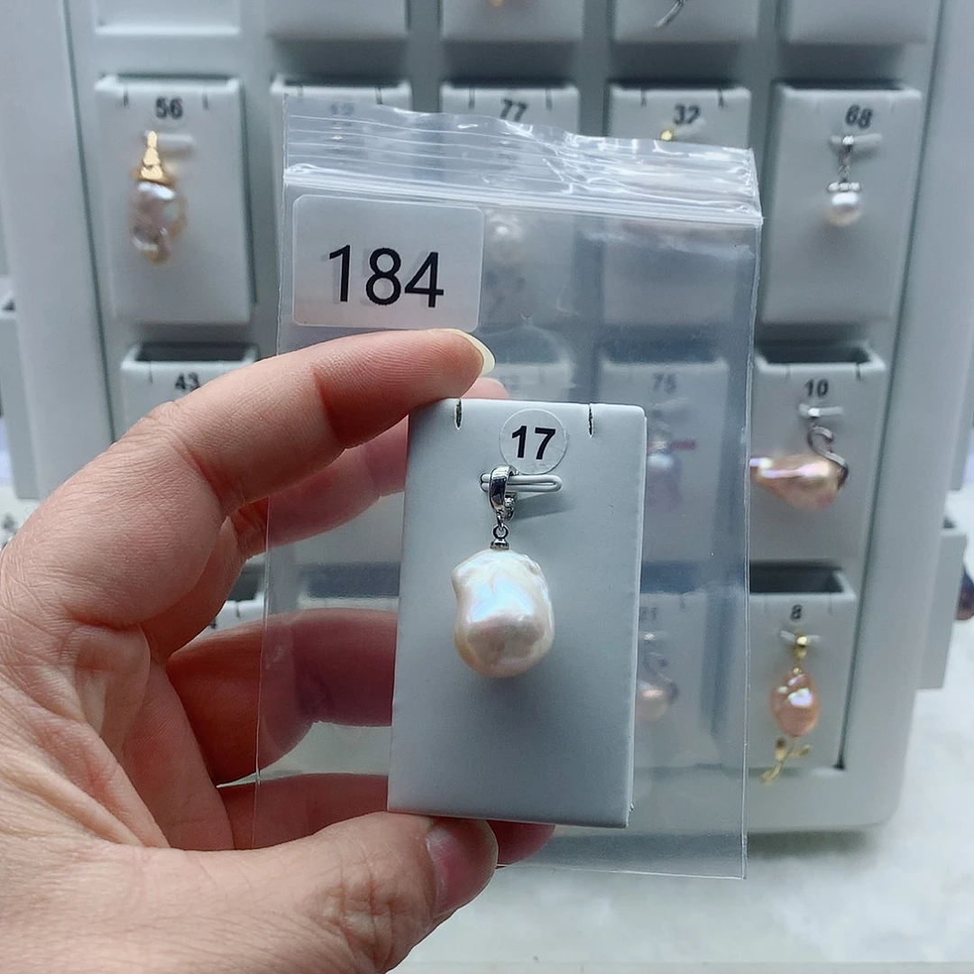 淡水珍珠吊坠(不含链)合金