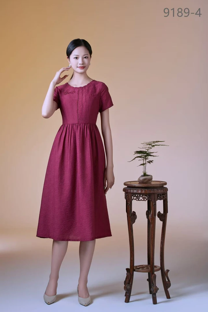 时尚气质国风连衣裙