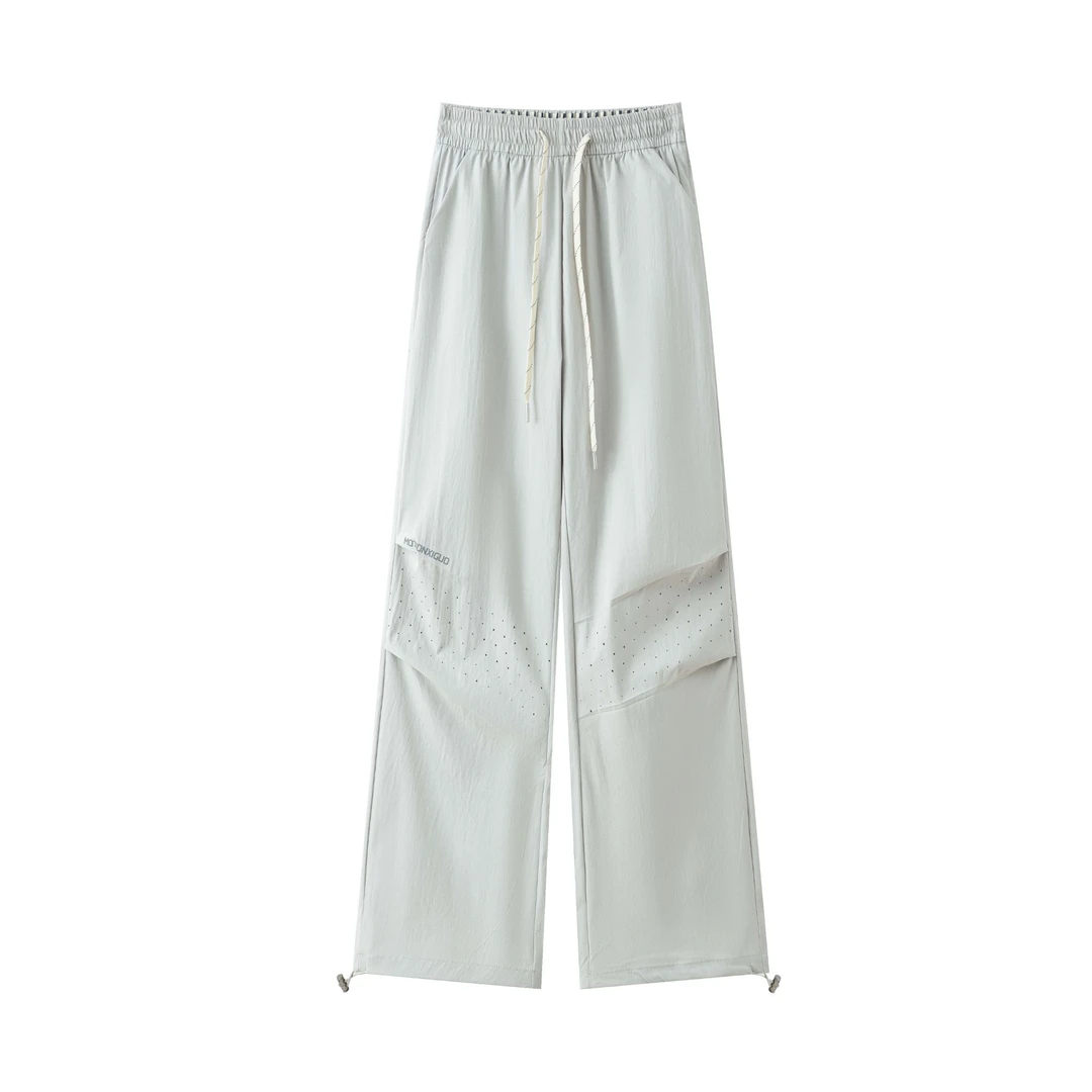 门店30&9！山海工装裤」UPF50+透气网孔宽松显瘦情侣休闲裤 C20695