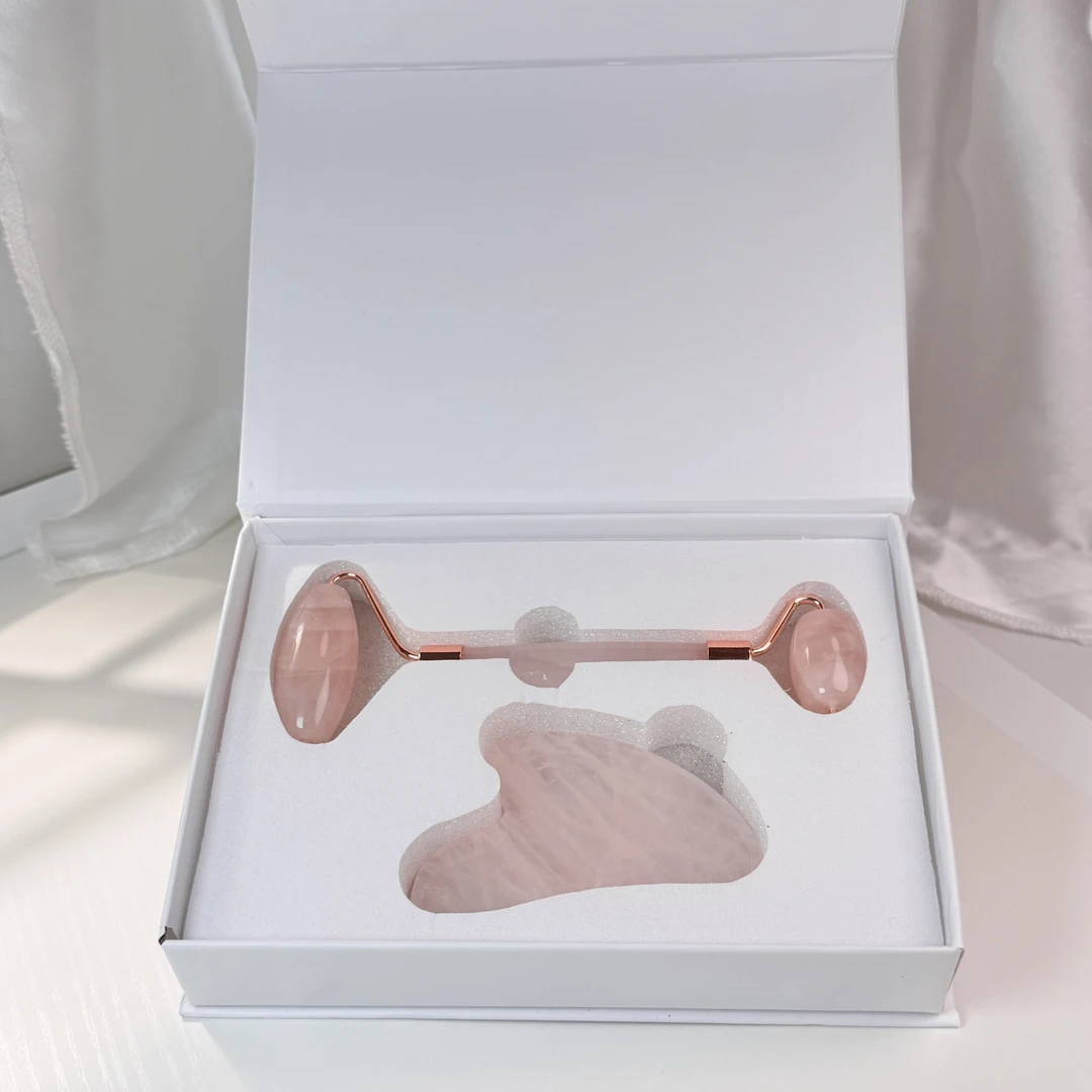 【铭记珠宝】粉水晶刮刮套盒5-DM64K100【多样性发一件】