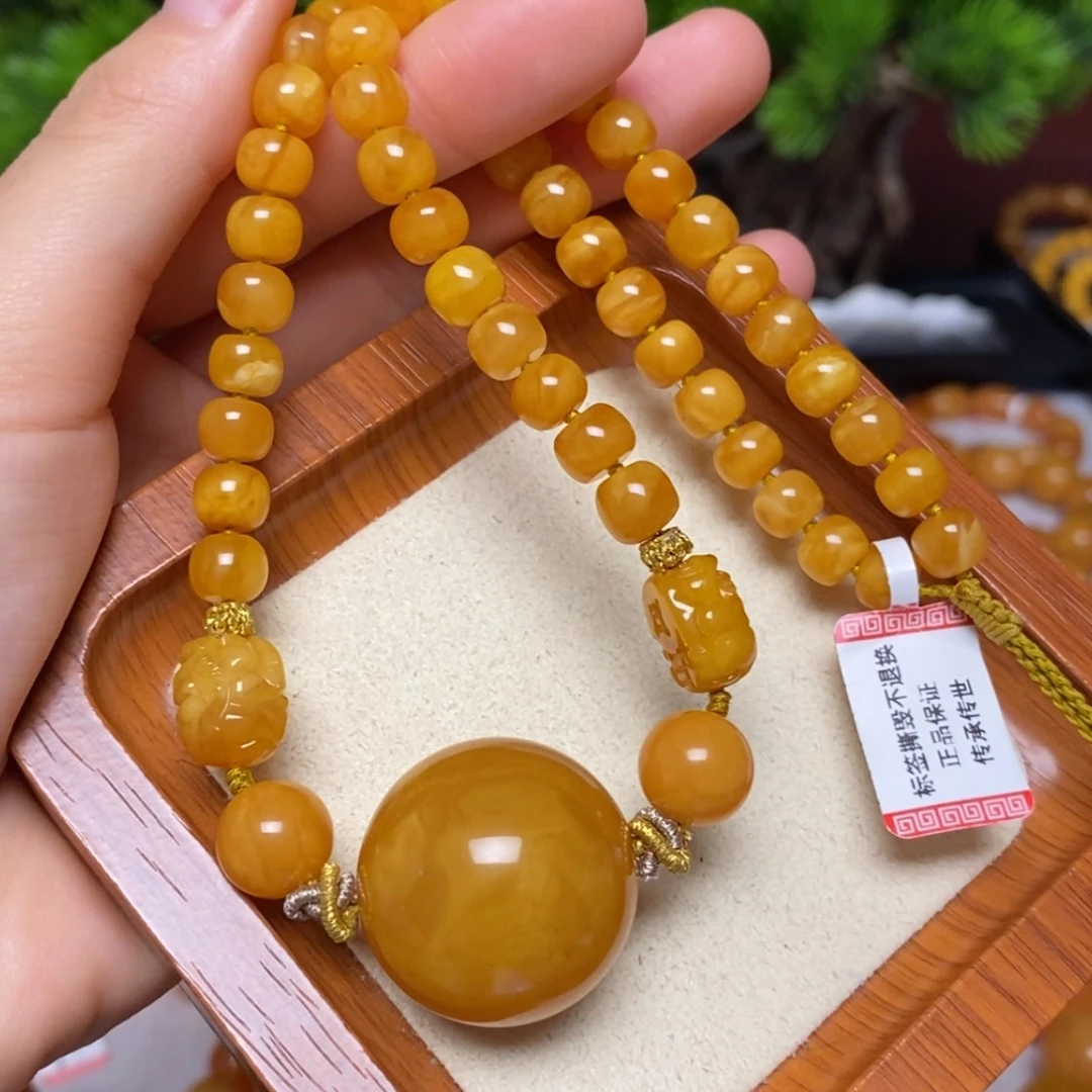 【闪购商品】未镶嵌颈饰蜜蜡项链