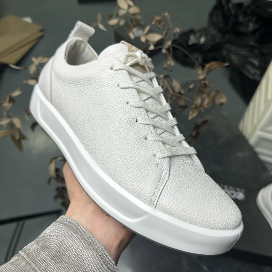 低帮休闲高尔夫板鞋-白白色