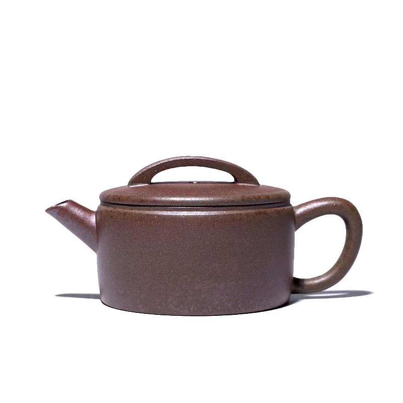 大吉羊柴烧 宜兴壶茶壶 本山绿泥汉瓦120ml庄勤英