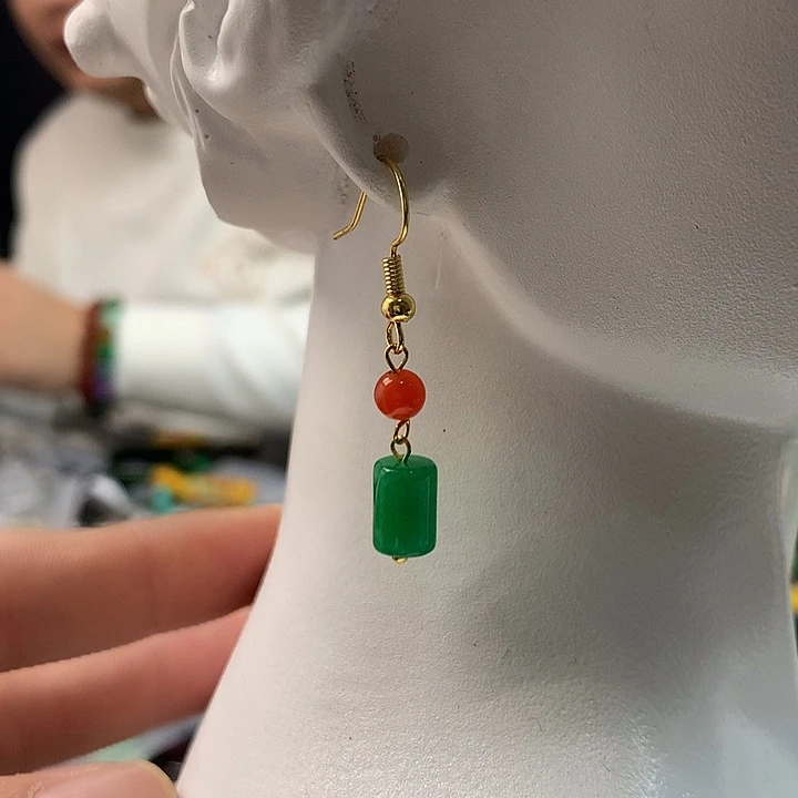 翡翠银S925镶嵌颈饰