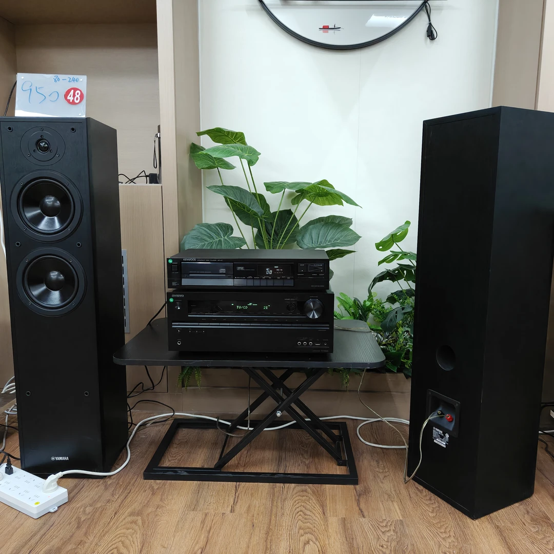 8新  建伍CD+安桥功放+雅马哈落地像