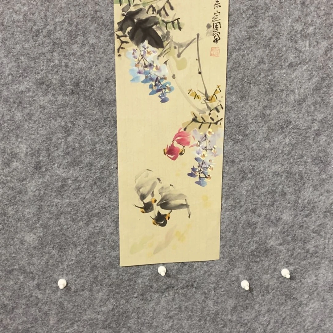 国画尚定固国画花鸟作品