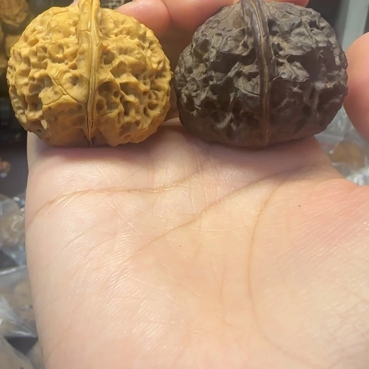 吊坠文玩核桃41阴阳皇冠