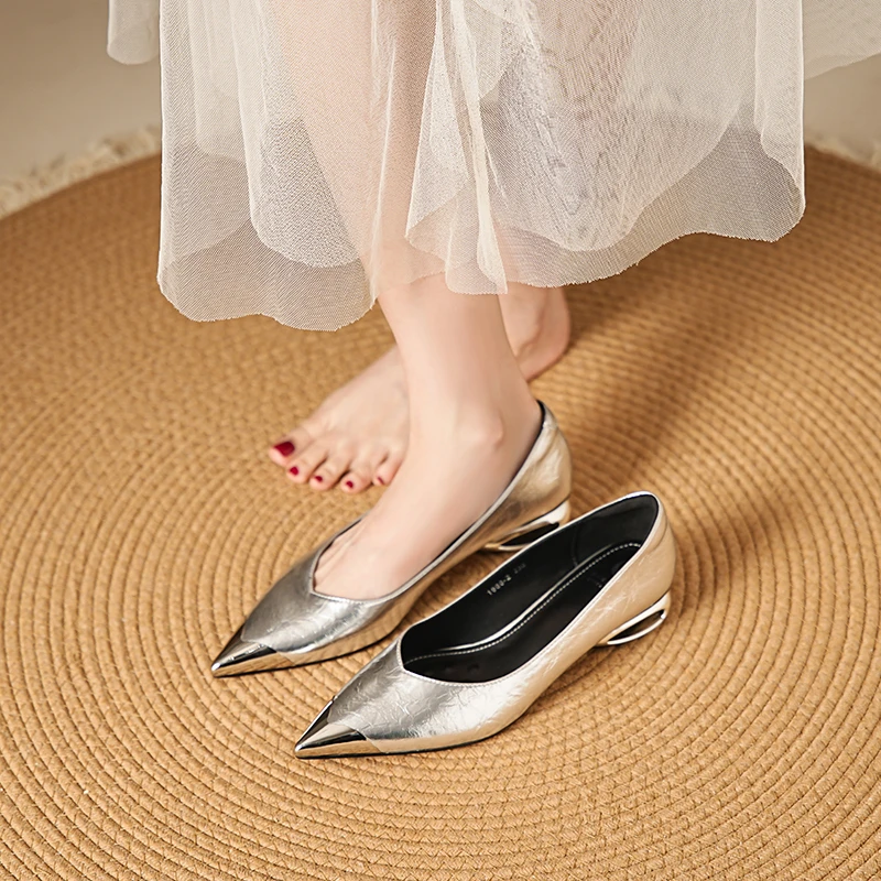 【玲玲专属】百搭气质浅口2025新款春季漆皮女鞋法式防滑尖头单鞋