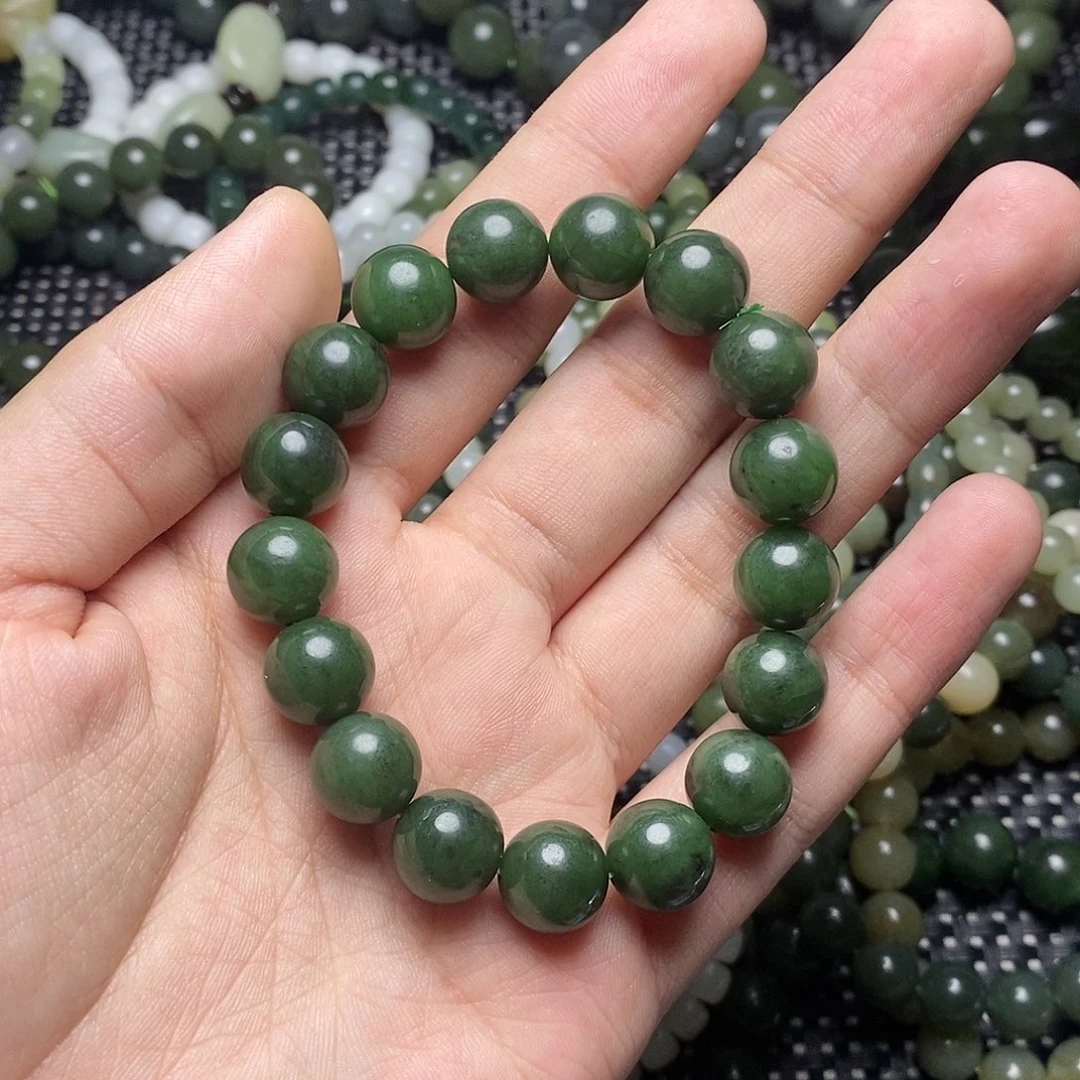 和田玉未镶嵌手串25