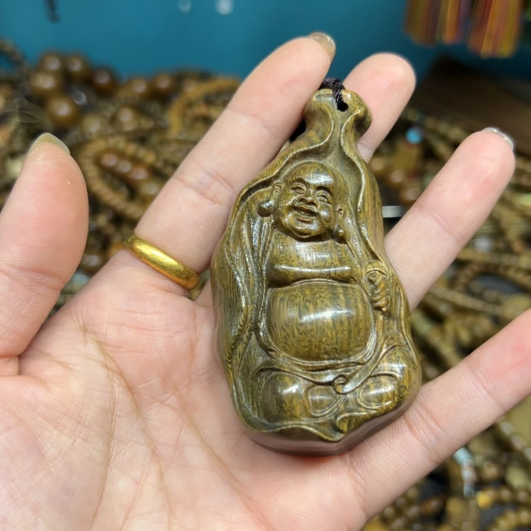 维腊木（绿檀）无事牌