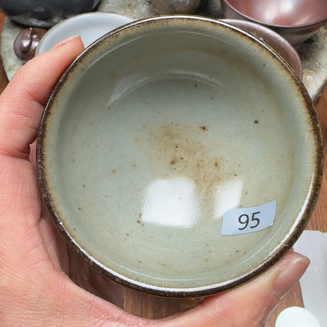 乐***呵柴烧建盏茶盏茶杯95