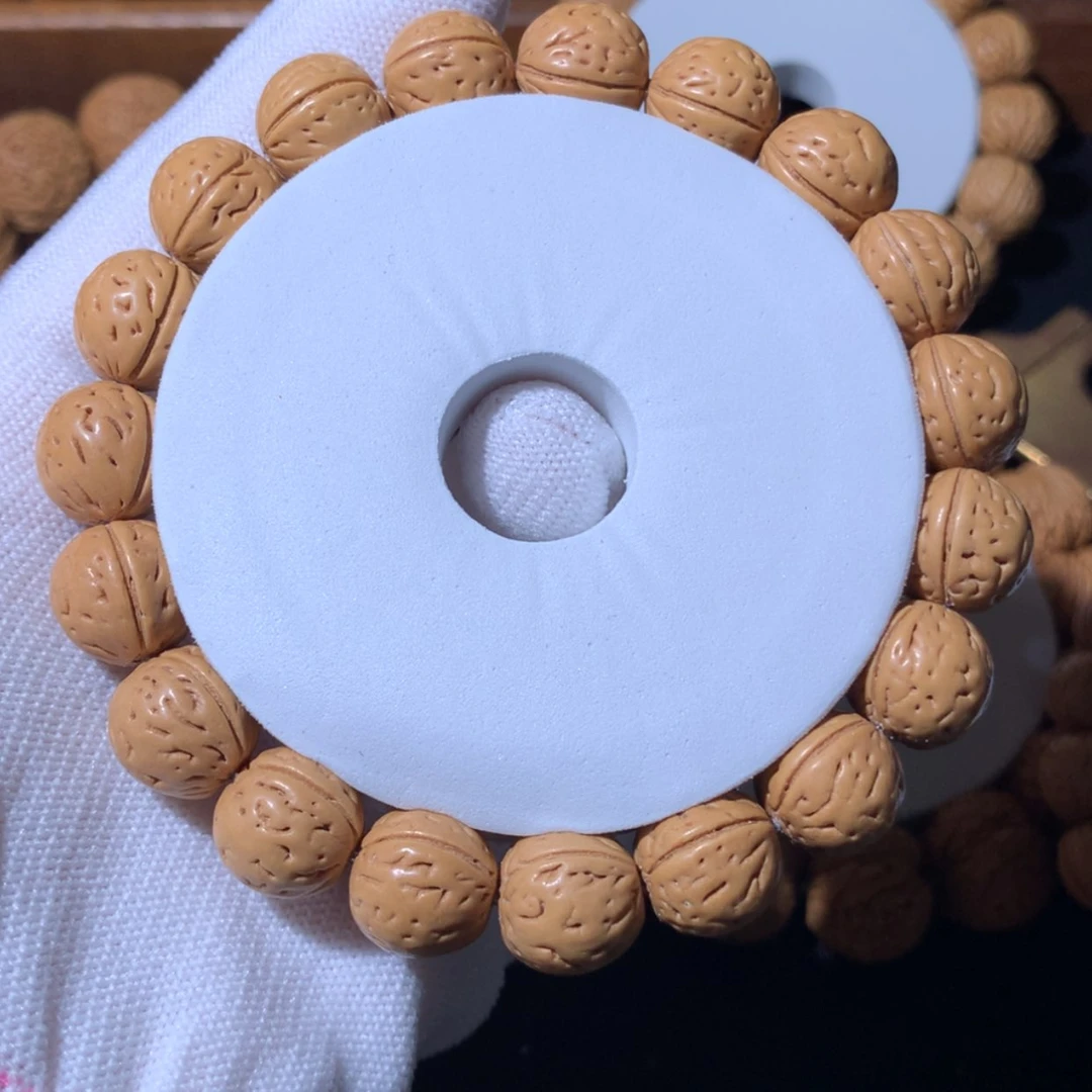 【闪购商品】桃核手串奶油小黄桃12+尺寸桃核