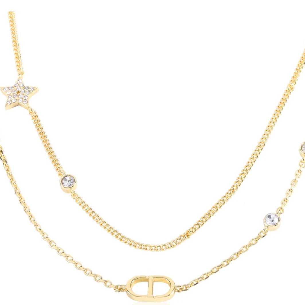 铜合金合成锆石项链 CNC精工 猪鼻子时尚百搭简约项链3709