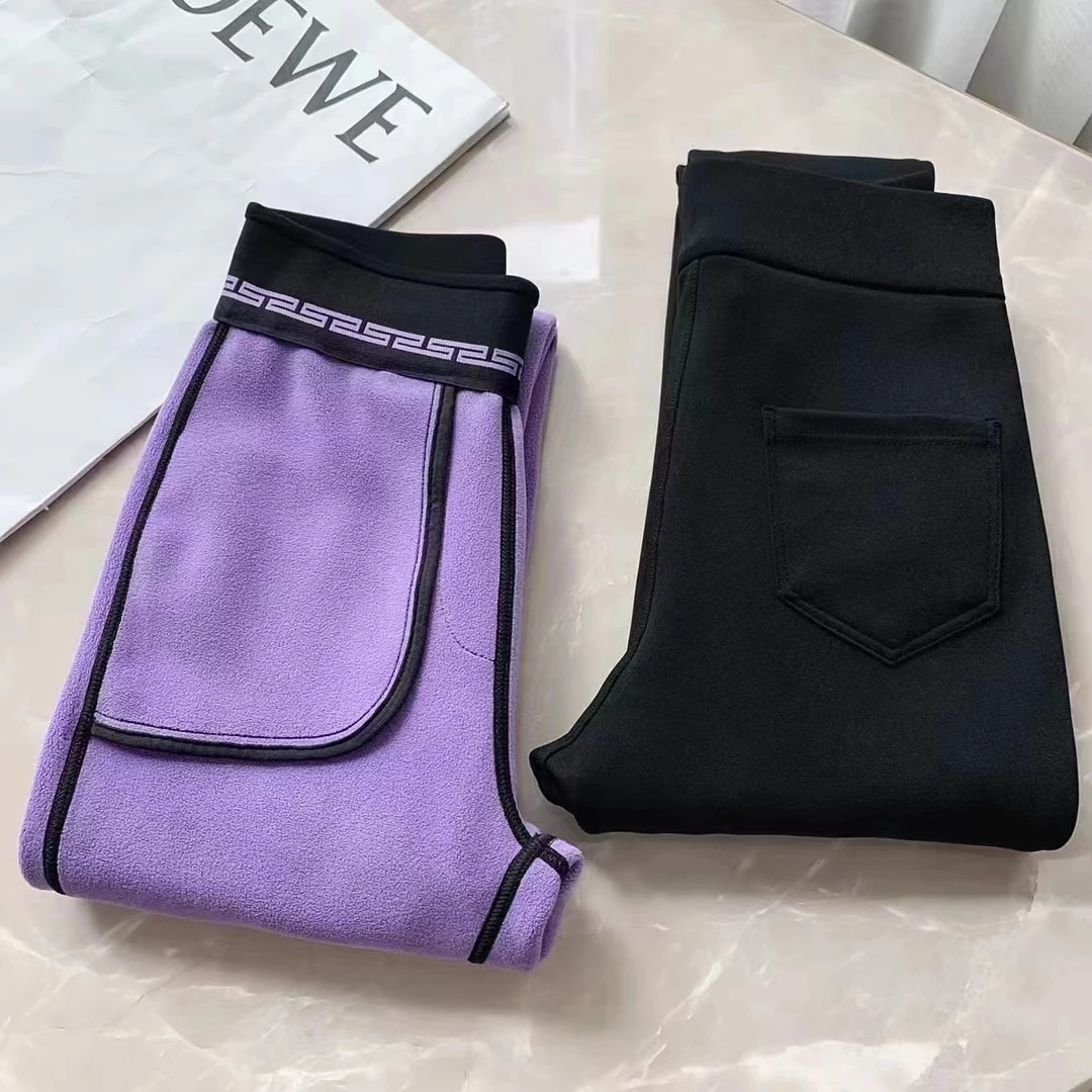 独立女装新款。加绒。打底裤。