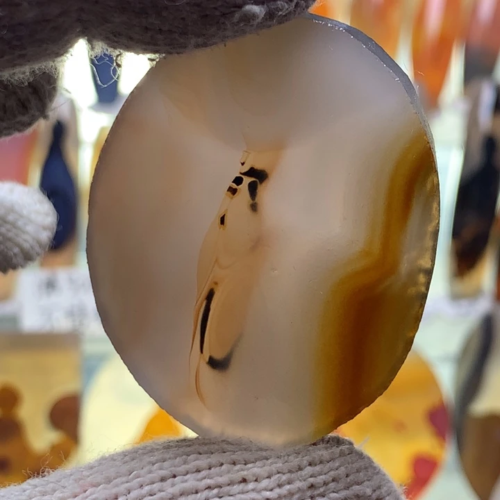 未镶嵌玛瑙/玉髓珠宝半成品84