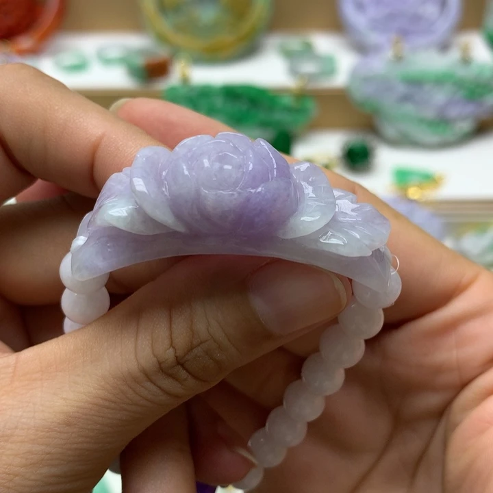 颈饰未镶嵌翡翠翡翠