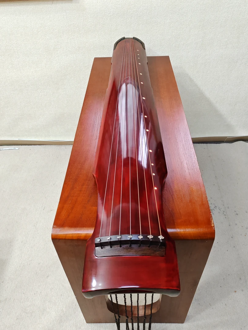 纯手工老杉木生漆鹿角霜伏羲式仲尼式七弦古琴中国考级演奏初学