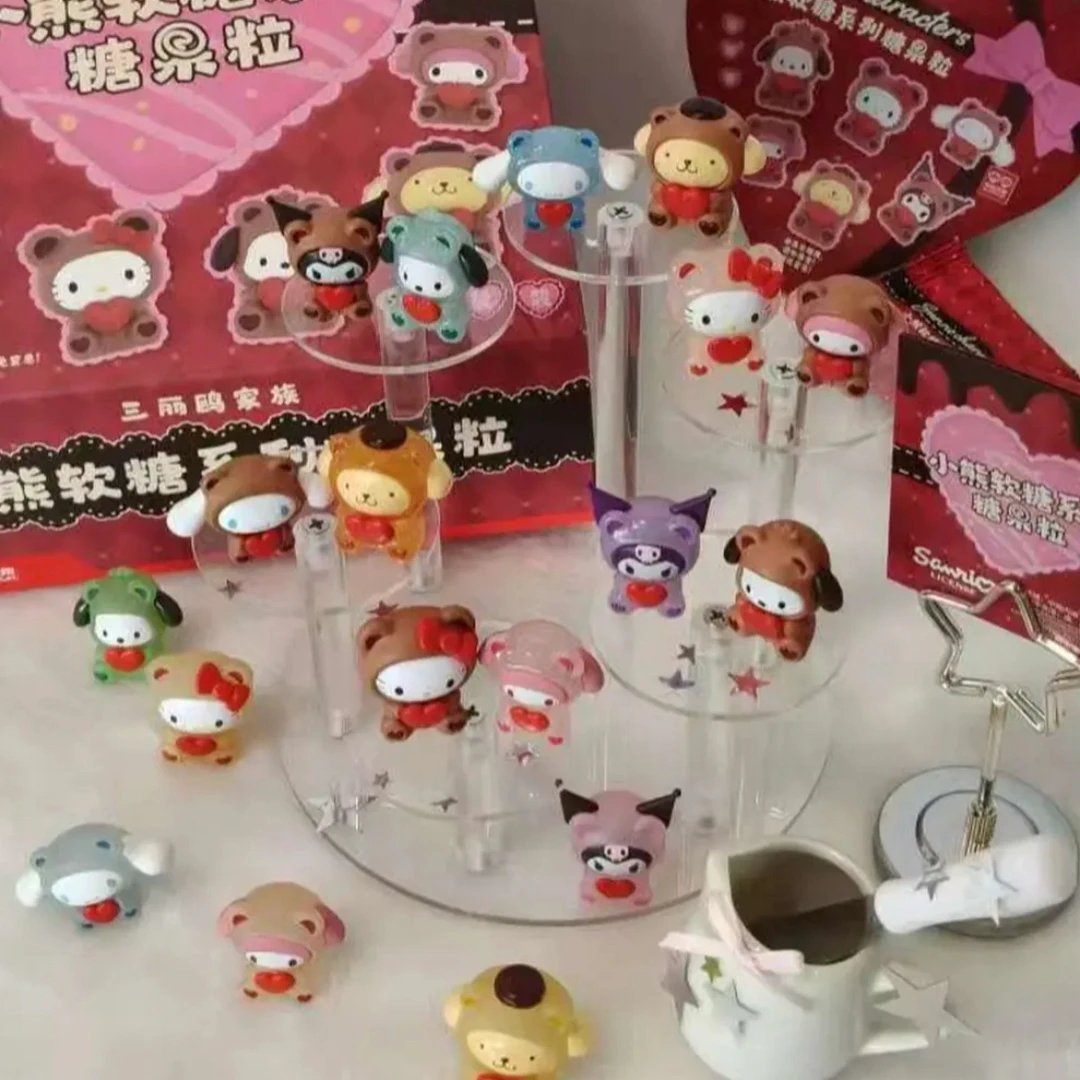 三丽鸥小熊软糖系列糖果粒潮玩盲盒萌粒手办摆件