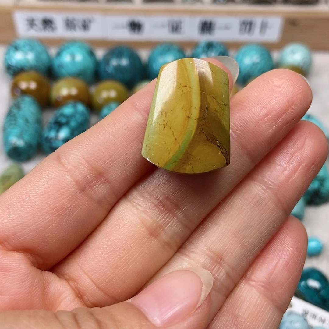 未镶嵌绿松石珠宝半成品