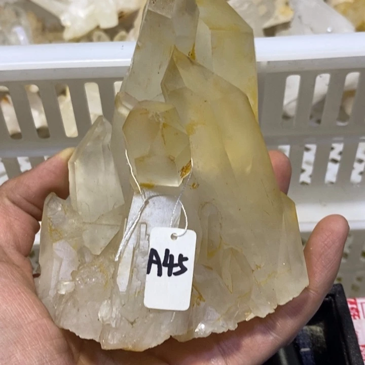 水晶水晶原石摆件未镶嵌肥****