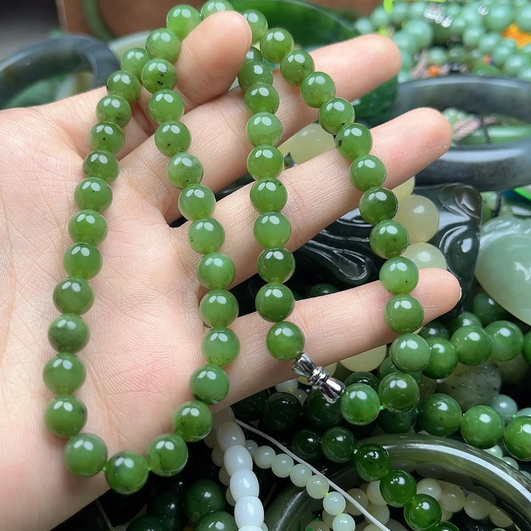 和田玉（碧玉）未镶嵌颈饰