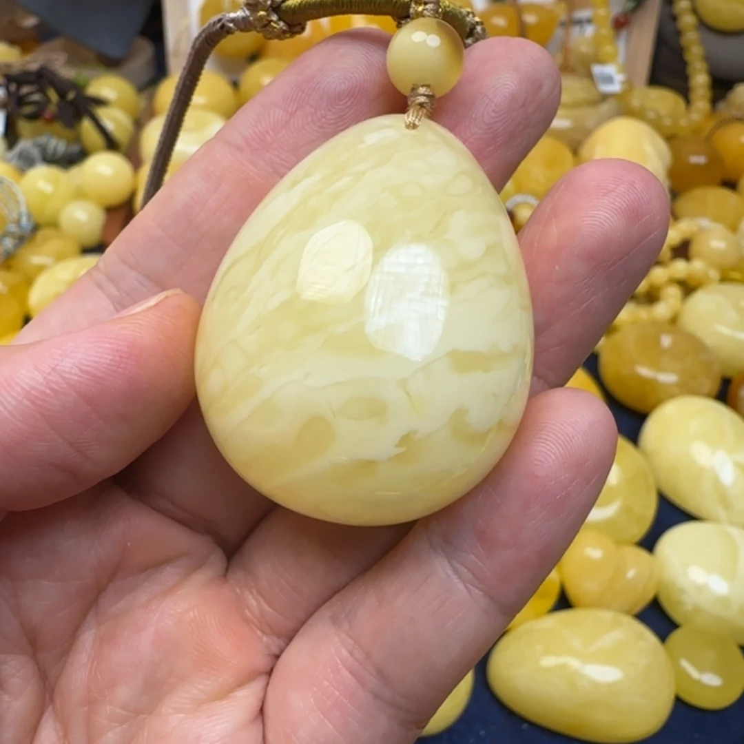 蜜蜡未镶嵌颈饰天然蜜蜡