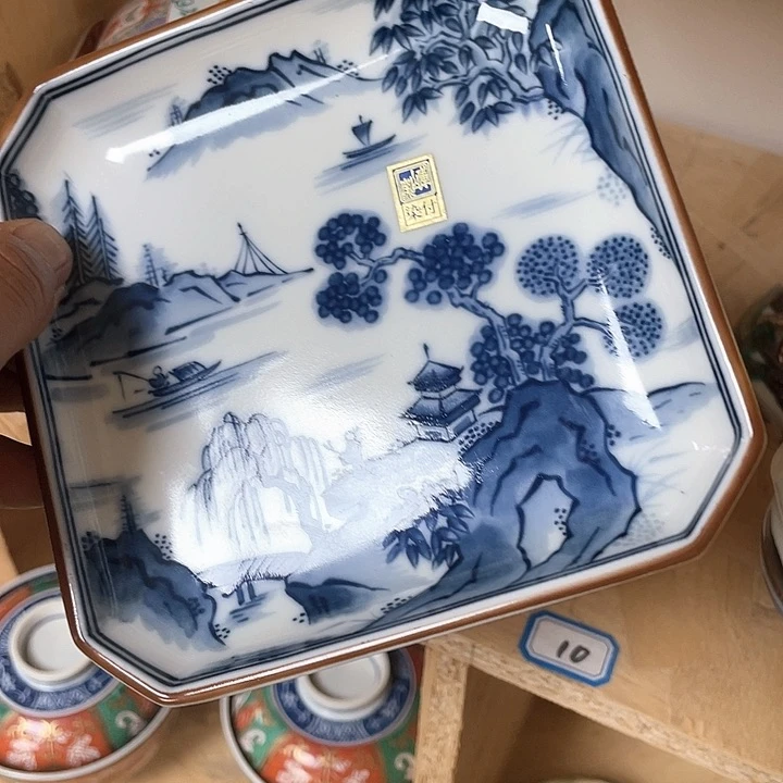 瓷片007 一人直播，看品直播间说序号