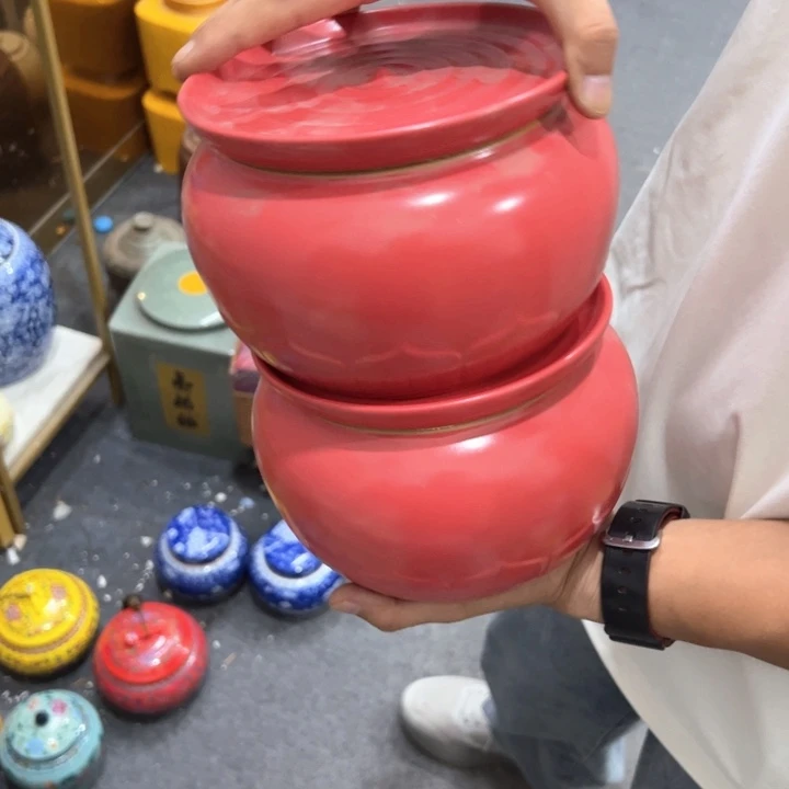 瑕疵福利品陶瓷茶叶罐