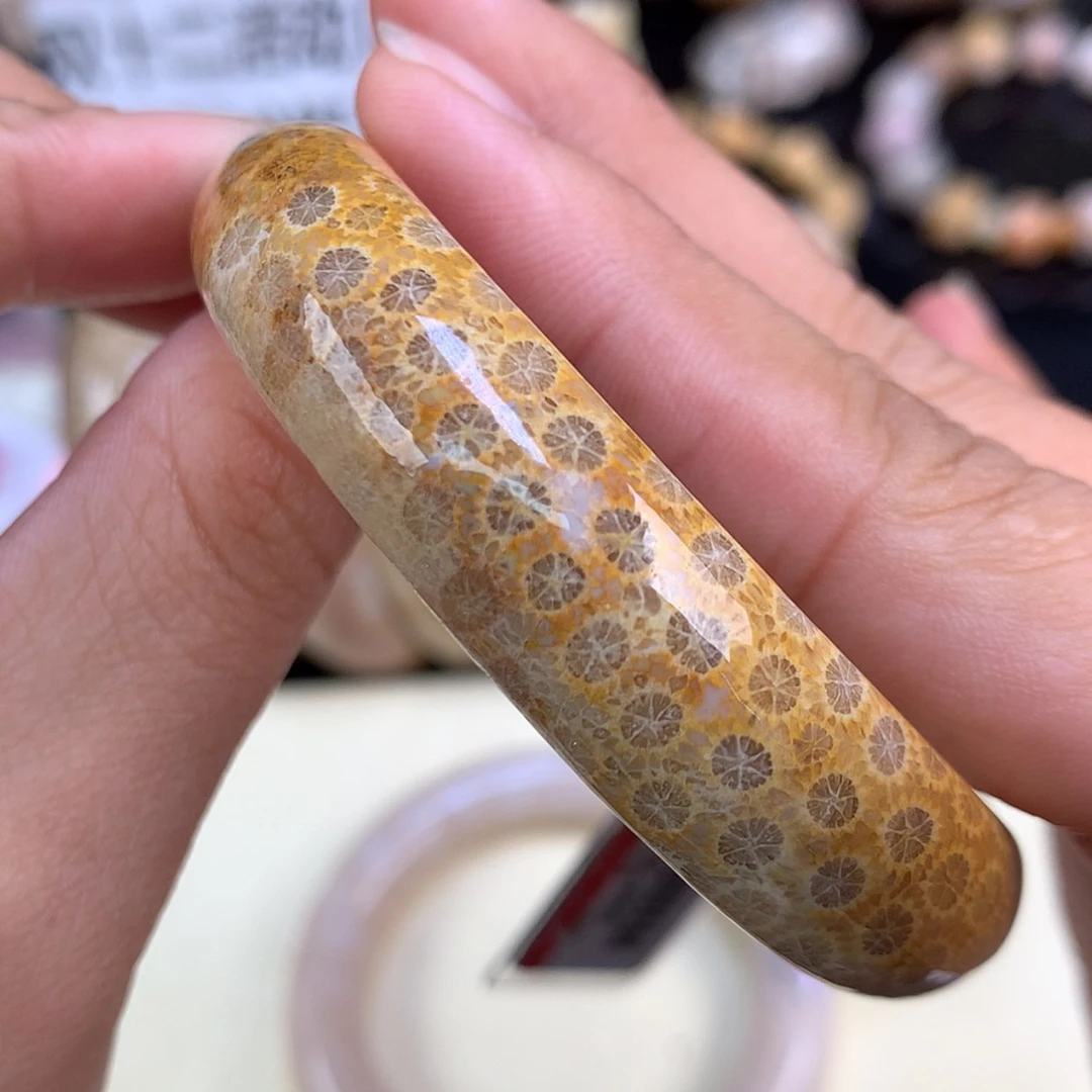 【闪购商品】颈饰未镶嵌硅化珊瑚（珊瑚玉）48号小花54圈