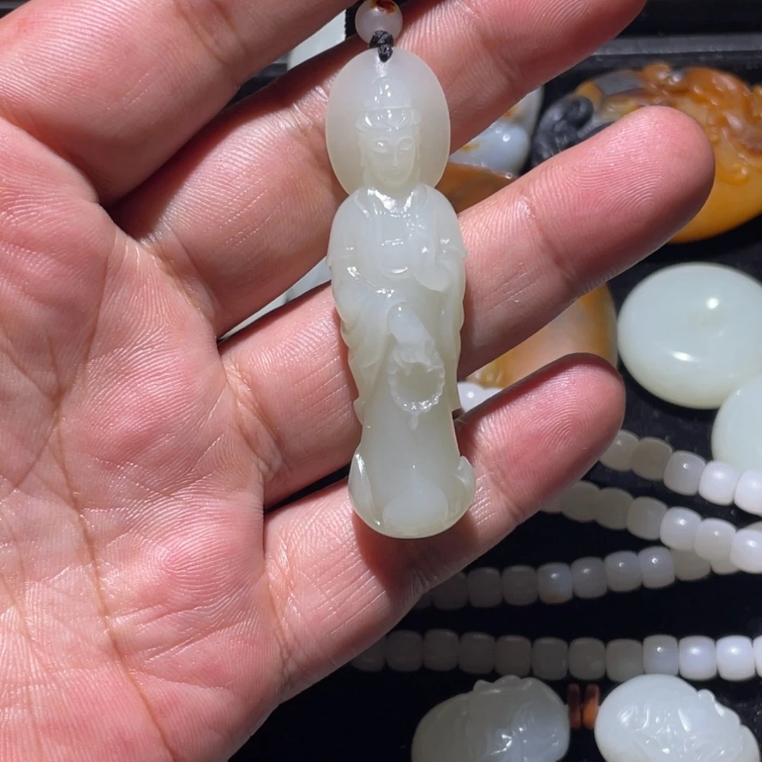 未镶嵌手链和田玉通**冰