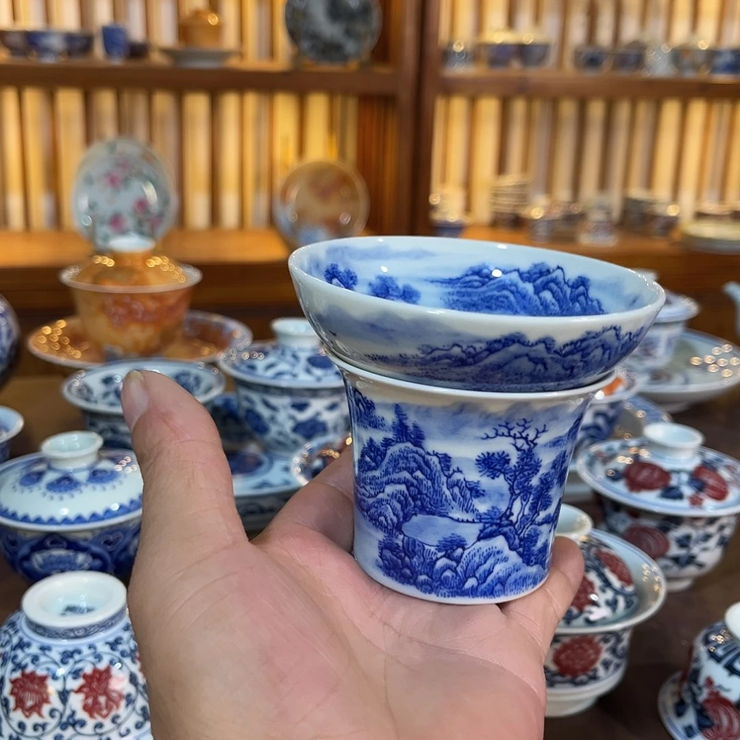 錡镇堂手工手绘茶漏