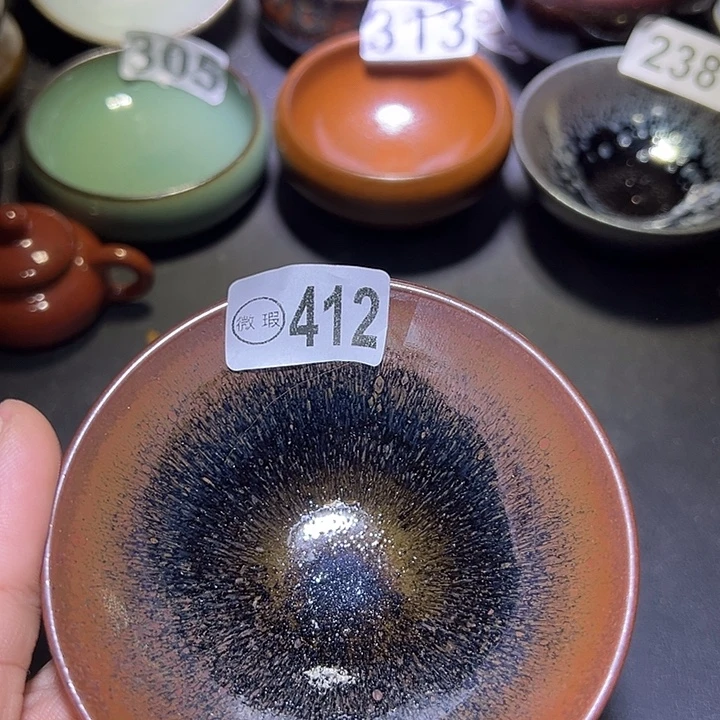 茶盏建盏瑕疵建盏