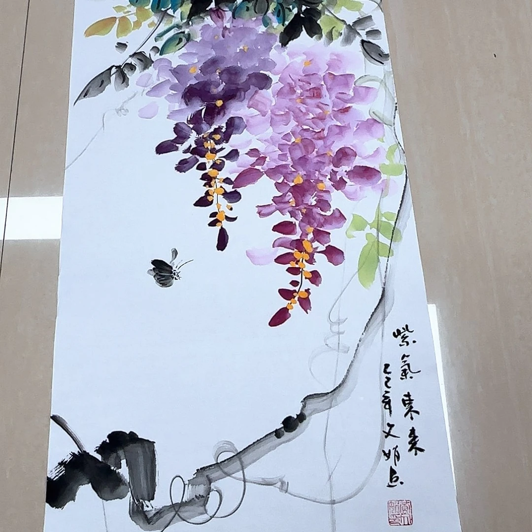 国画国画作品多次
