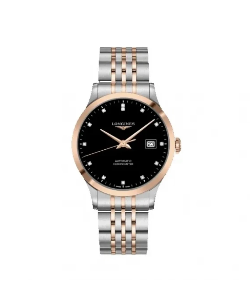 全新未使用 Longines/浪琴 华821黑金钻/40表非真假问题不退换