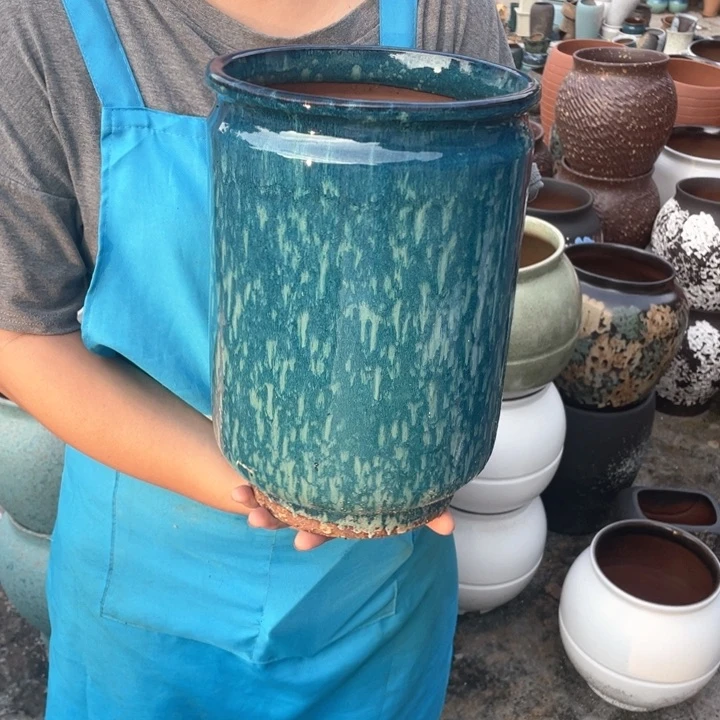 紫砂花盆口20高29正品正品