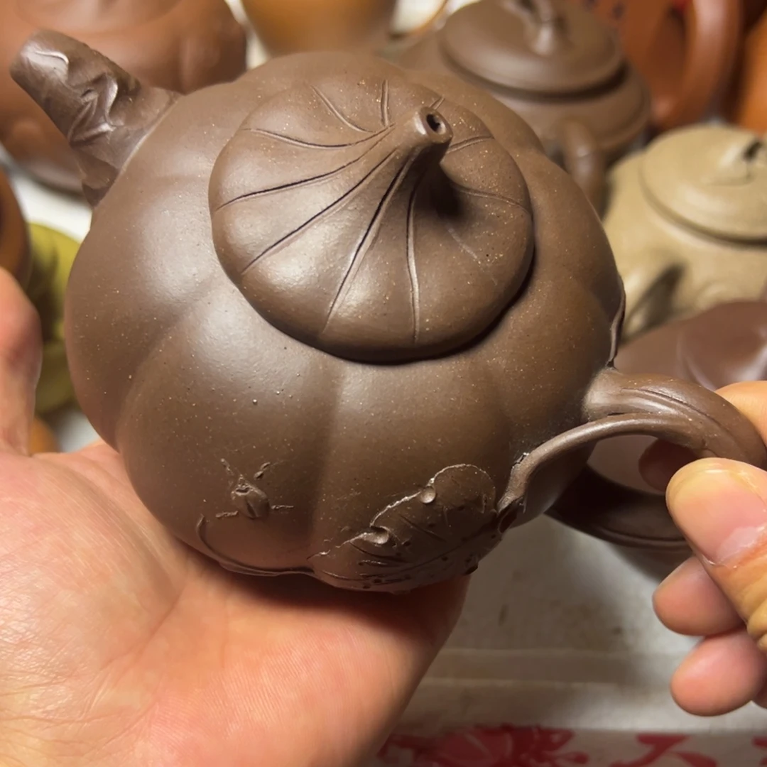 紫砂茶壶宜兴原矿紫砂壶350毫升容量
