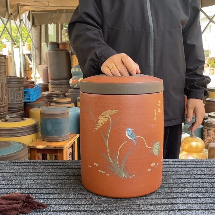 紫砂茶叶罐茶叶罐